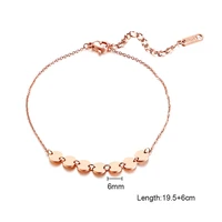 bohemian chain pendant anklets for women summer beach foot jewelry fashion ladies rose gold anklets foot leg jewelry accessories