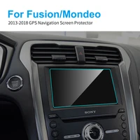 car gps navigation screen protector for ford fusion mondeo car display screen tempered glass protective film auto accessories