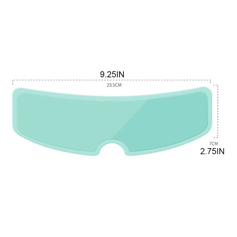 

Full-frame Universal Motorcycle Helmet Rainproof Anti-fog Film Fog Resistant Lens Films Good Light Transmittance Patch