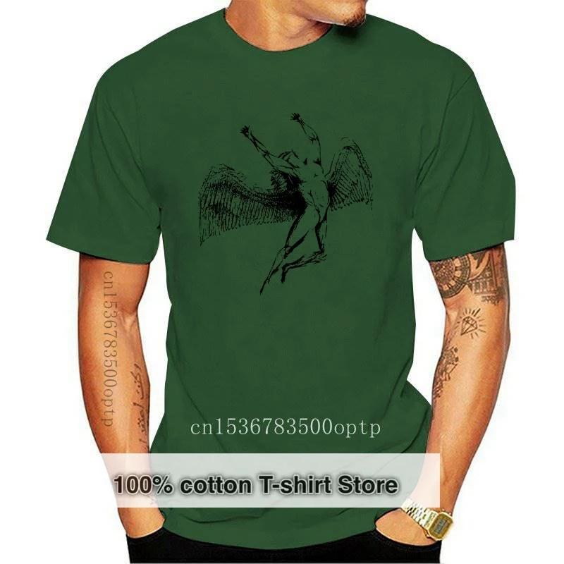 

New ICARUS THROWS THE HORNS black FAV ICARUS GONE SEE BELOW Hot Sale Clown T Shirt Men/women Printed Terror Fashion T-shirts
