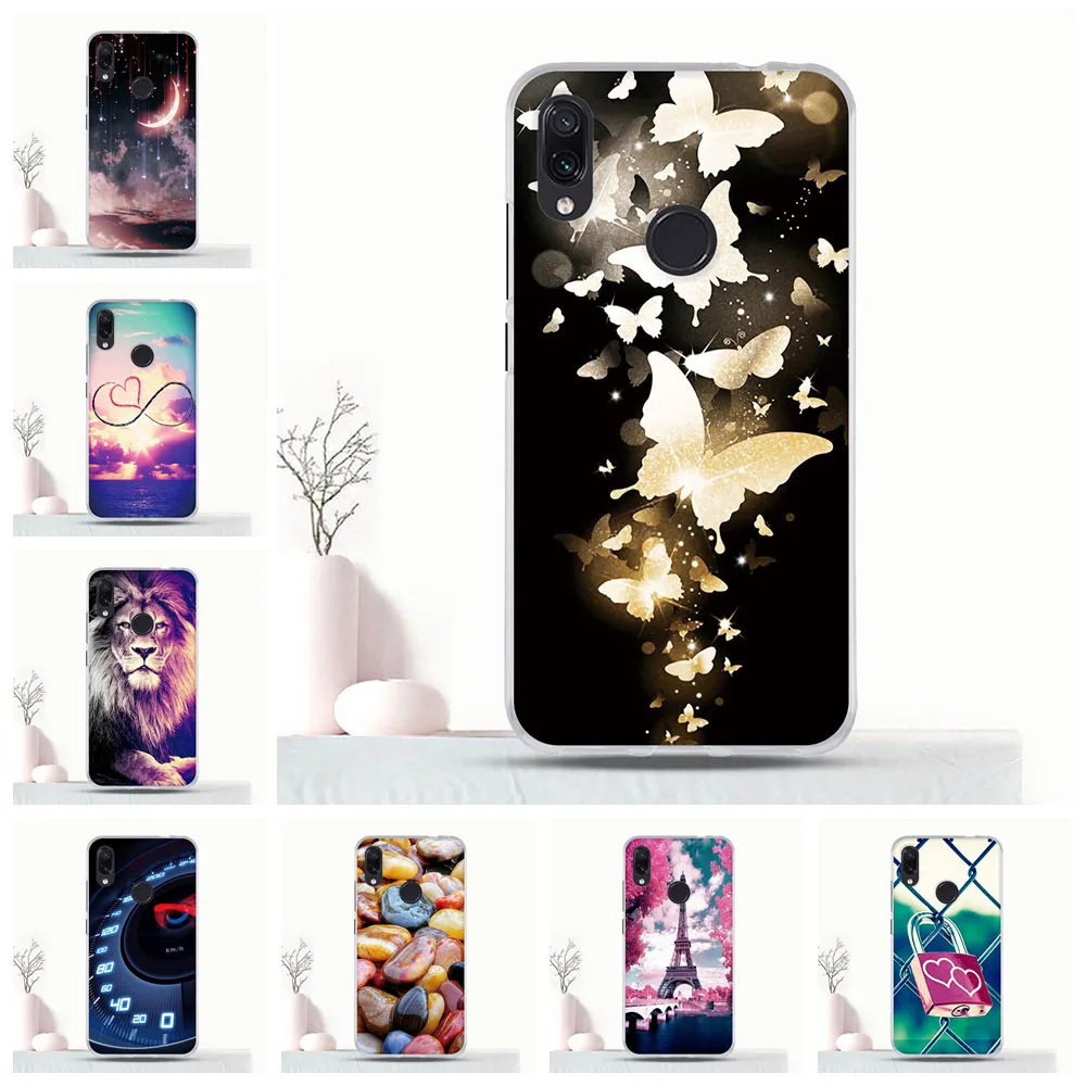 Чехол для телефона Xiaomi Redmi Note 7 чехол из ТПУ Pro силиконовый с принтом Note7 | Мобильные