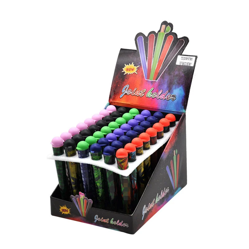 

1PC Doob Pipes Joint Jar Holder Hiding Blunt Paper Cones Airtight Holder Waterproof Pill Box Storage for Smoking