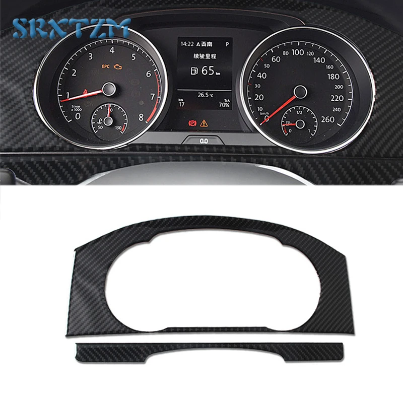 Внутренняя Панель инструмента из углеродного волокна для Volkswagen Vw Golf 7 Gti Mk7 2014-2019
