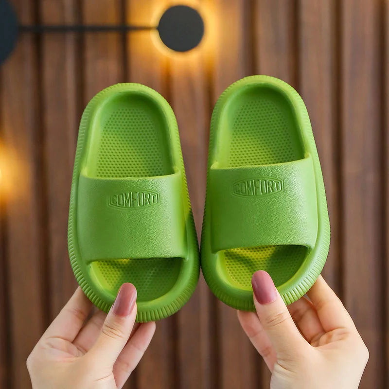

Children's Slippers New Men's And Women's Indoor Anti Soft Bottom Thickening Baby Shower Bathroom platforms garden