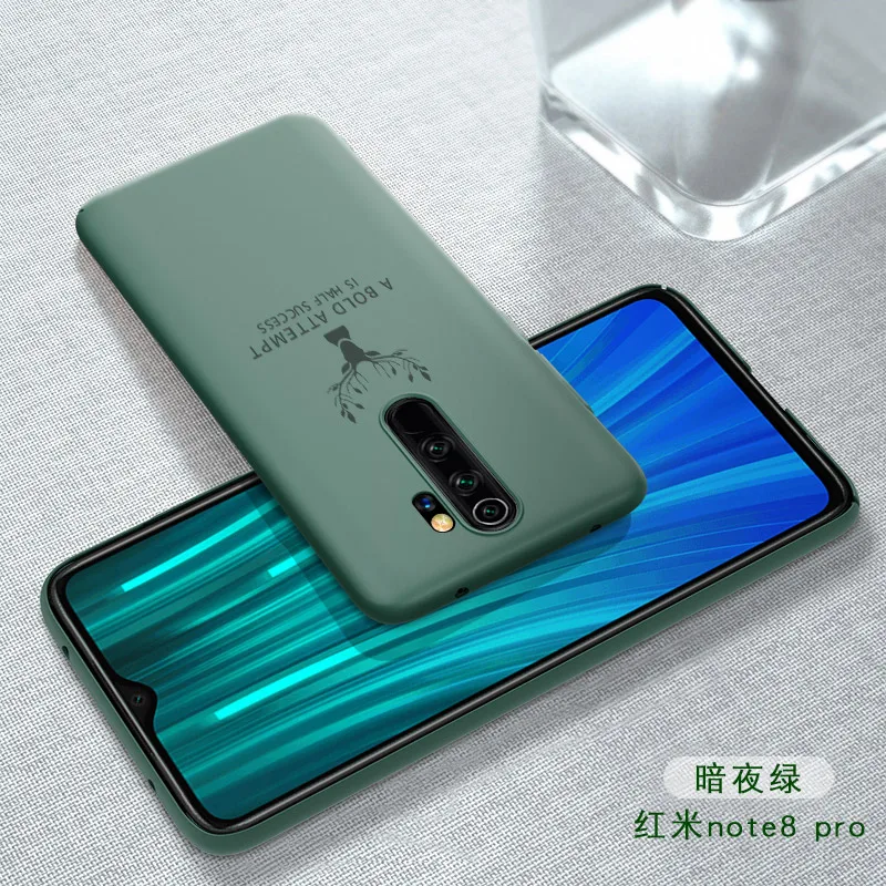 For Xiaomi Redmi Note 8 Pro Case Hard PC Deer Slim Matte Coque Protective back cover for xiaomi redmi note 8pro note8 |