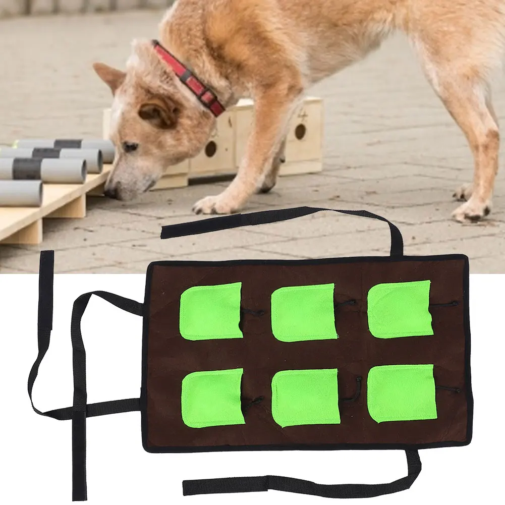 

Pet Dog Snuffle Mat Cat Dog Energy Relieve StressIntelligent Training Slow Feeding Food Blanket Pet Training Blanket Snuffle Mat