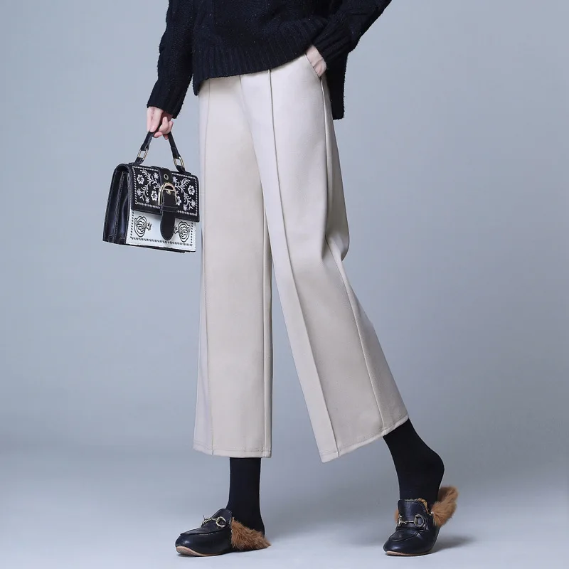 Новое поступление женские брюки с девятью частями для весны осени зимы прямые