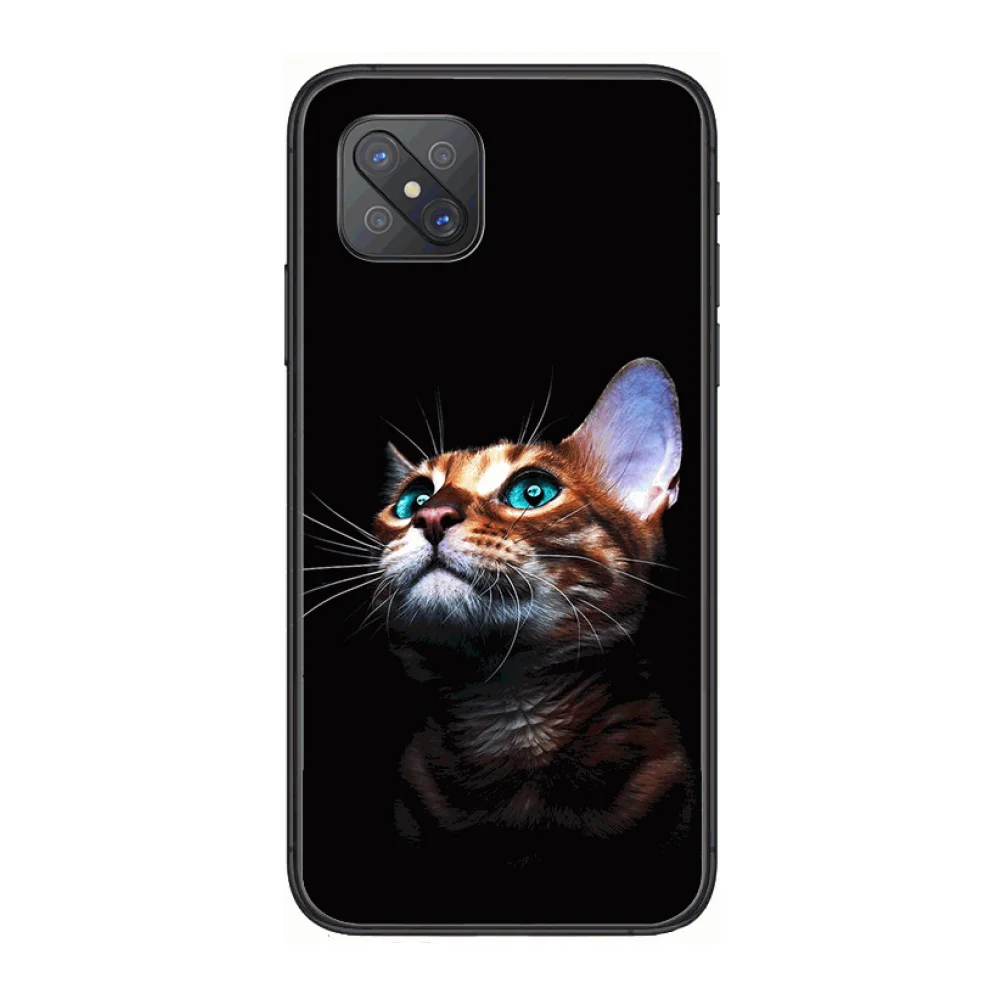 

Cute and fun soul cat frosted anti-fall mobile phone case Fashion Phone Case cover For OPPO A91 9 83 79 92s 5 F9 A7X Reno2 Real