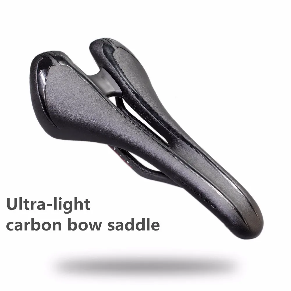 

Lightweight Bicycle Saddle With Carbon Fiber Track Gel Saddle Seat For MTB Road Bike Saddle Comfort Hollow Seat Cousion