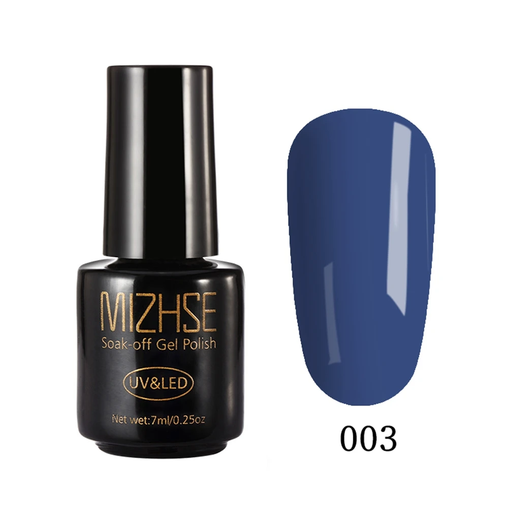 LSYJ003 MIZHSE Гель-лак для ногтей 7 мл UV Vernis Полупостоянный праймер верхнее покрытие для маникюра xx цветов гелевое покрытие для ногтей гель-арт - Цвет: LSYJ003