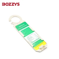 bozzys safety scaffolding tag round hook with mutifunction tag never remove fixed assets sign board bd p35