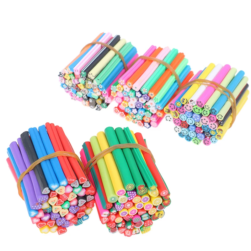 

10pcs Artificial DIY Fruit Slices For Slime Supplies Nails Art Tips Clay Fruit Slices Sticks Slimes Toys Filler