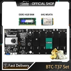 Резервная материнская плата для майнинга, 8 GPU, набор ОЗУ для майнинга крипто-эфирума, 64 ГБ, MSATA SSD, DDR3, 4 Гб, 1600 МГц