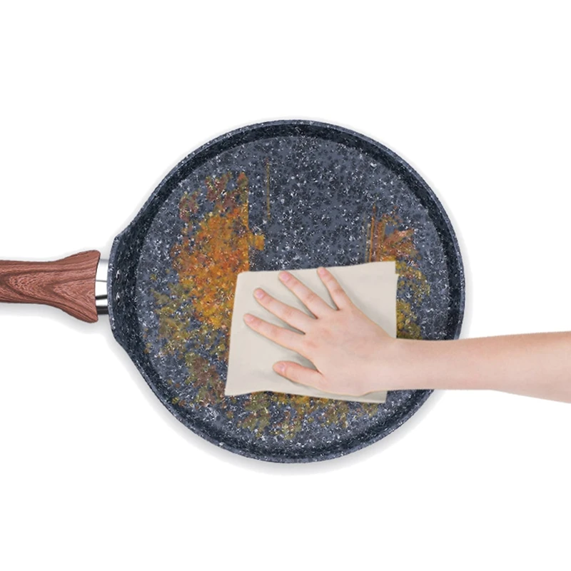 

10 Inch Crepe Pan Pancake Dosa Tawa Pan Nonstick Flat Griddle Frying Skillet Pan for Omelette, Tortillas