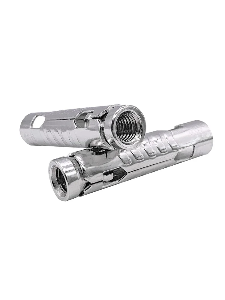 10pcs/lot M6M8M10 Stainless Steel three-piece Casing gecko Three-piece top explosion Expansion pipe stairs special wall - купить по