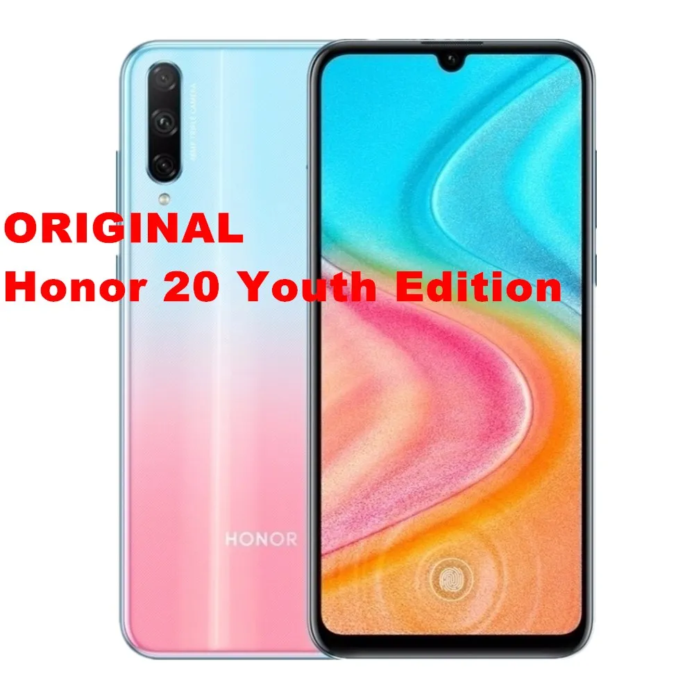 Новая модель Honor 20 Youth Edition 4G LTE сотовый телефон Kirin 710F Android 9,0 6," 2400X1080 8 Гб ram 128 ГБ rom МП