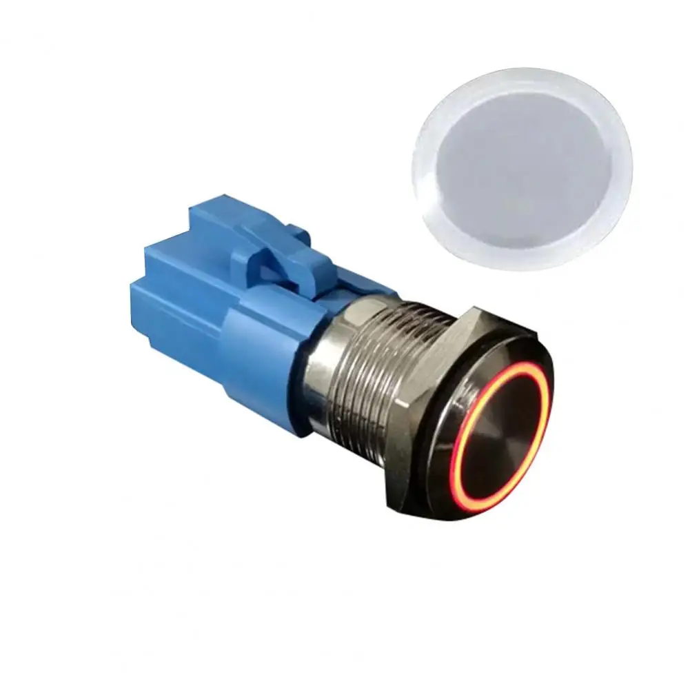 

16mm Waterproof Self-Reset Metal Button Switch with High Brightness LED Light Auto Replacement Parts