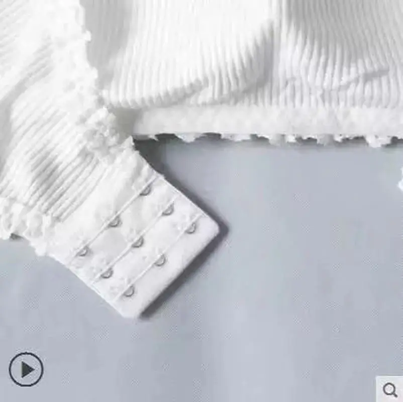 

10pc/lot Strapless Top Bandeau Removable Chest Padded Tube Bra Top Female For Small Chest Elastic Cotton Women Tube Top Bra