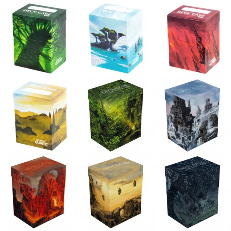Final Guard 80 + коробка для палубы Basic Land настольные игры карты TCG чехол колоды