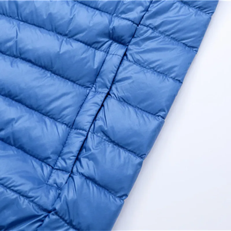 

Nice New High Quality Waistcoat Men Early Winter Ultralight Stand Collar Duck Down Padded Warm Vest Men Sleeveless Coat Male
