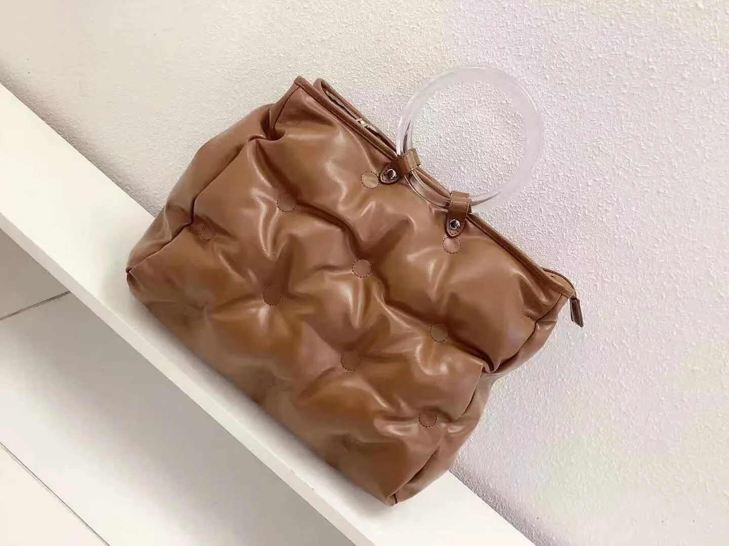 

Casual Space Pad Cotton Women Handbags Designer Shoulder Bags Nylon Down Feather Crossbody Bag Large Capacity Tote Shopper Purse