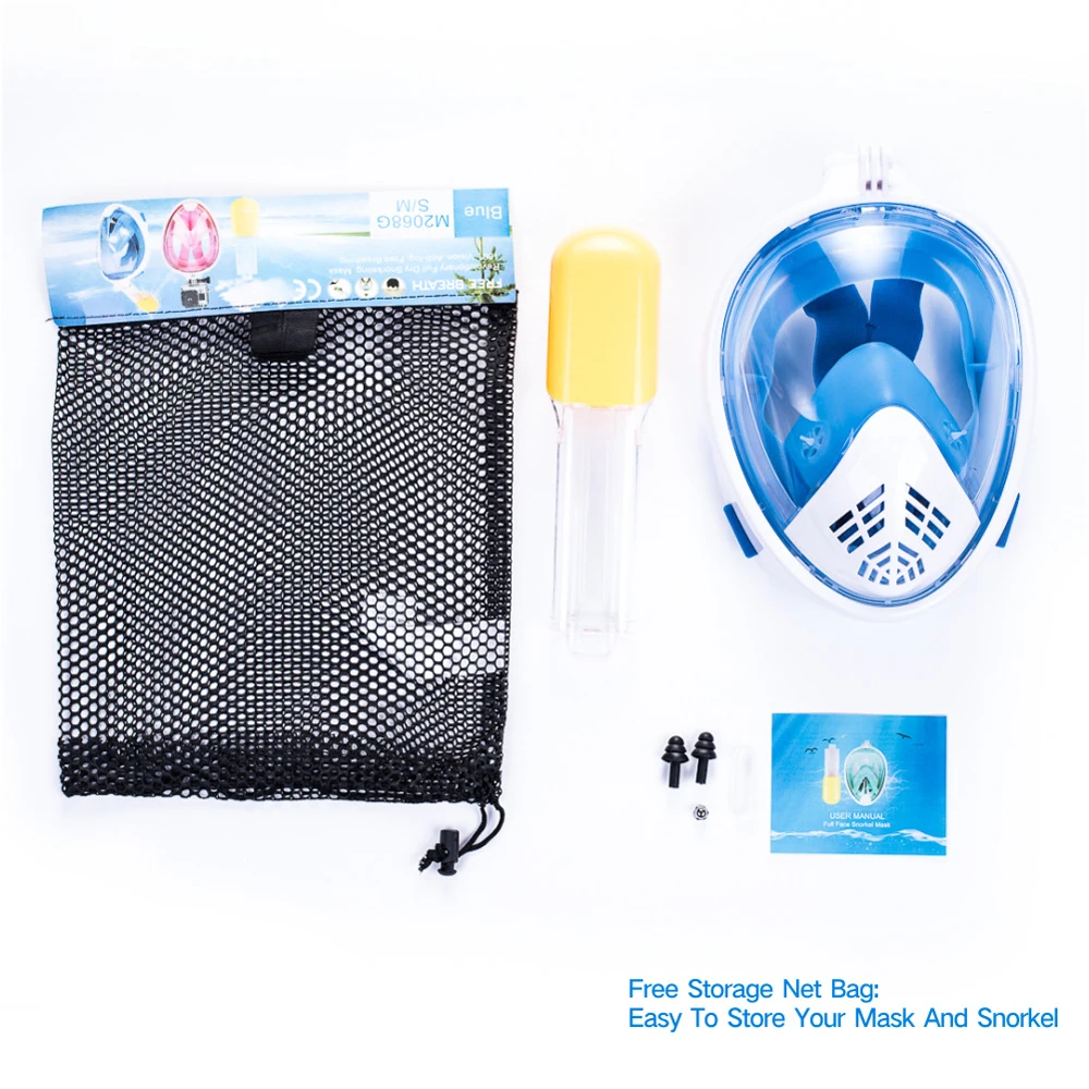 

Anti Fog Swimming Diving Masks Full Face Snorkel Mask For Adults Kids Free Breath Swim Mask Underwater Equipment Drop Shipping