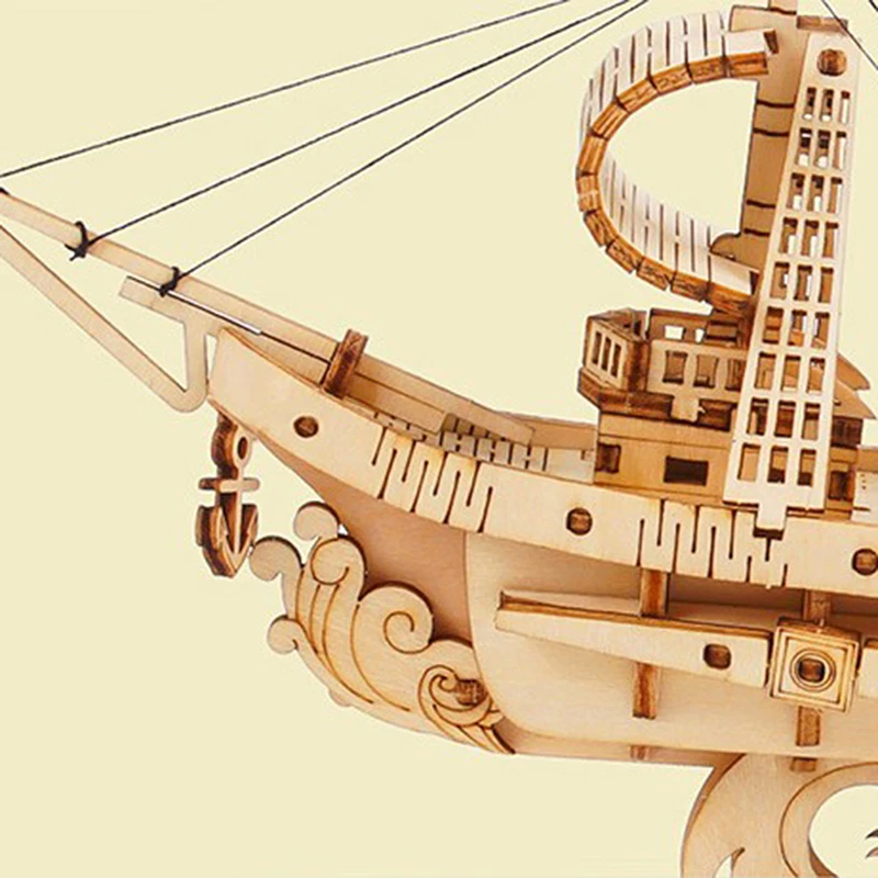 

3D Wooden Puzzle Games Assembly Model Kits Toys For Children Kids Gift