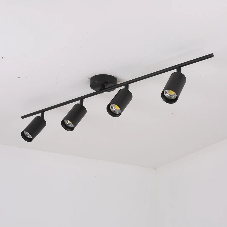 Cob светодиодный трек прожектор лампа Железный потолочный светильник для