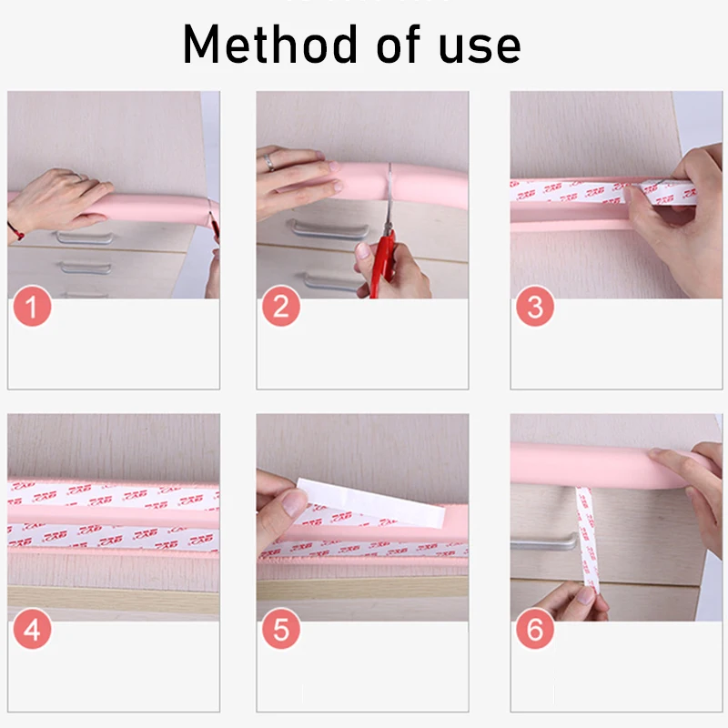1 шт. утолщенная защитная лента для детской безопасности 2 м|Декоративные пленки| |