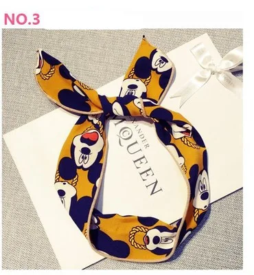 Navidad/милые банты для девочек аксессуары волос с ушками Минни повязка на голову