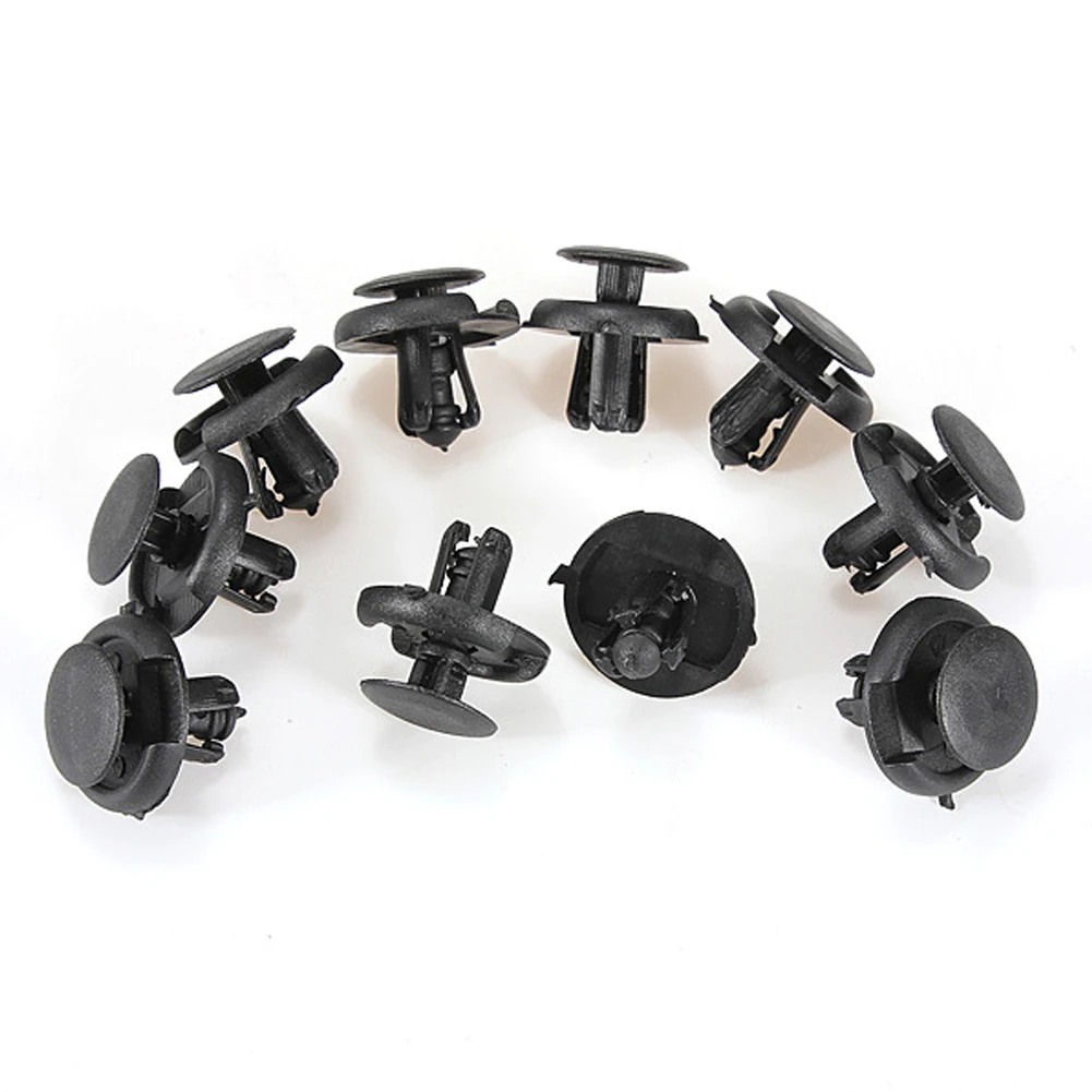 

20pcs Accessories Fastening Splash Guard Buckle Replacement Black Compact Plastic Durable Car For Mazda