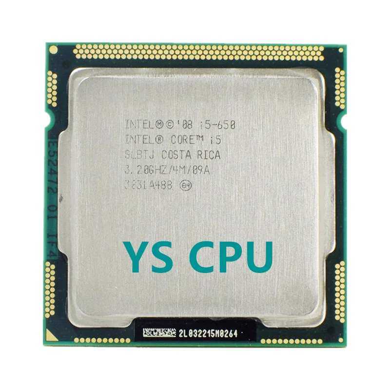 

Intel Core i5-650 i5 650 3.2 GHz, Processeur double cœur, 4M 73W LGA 1156 1 Commande