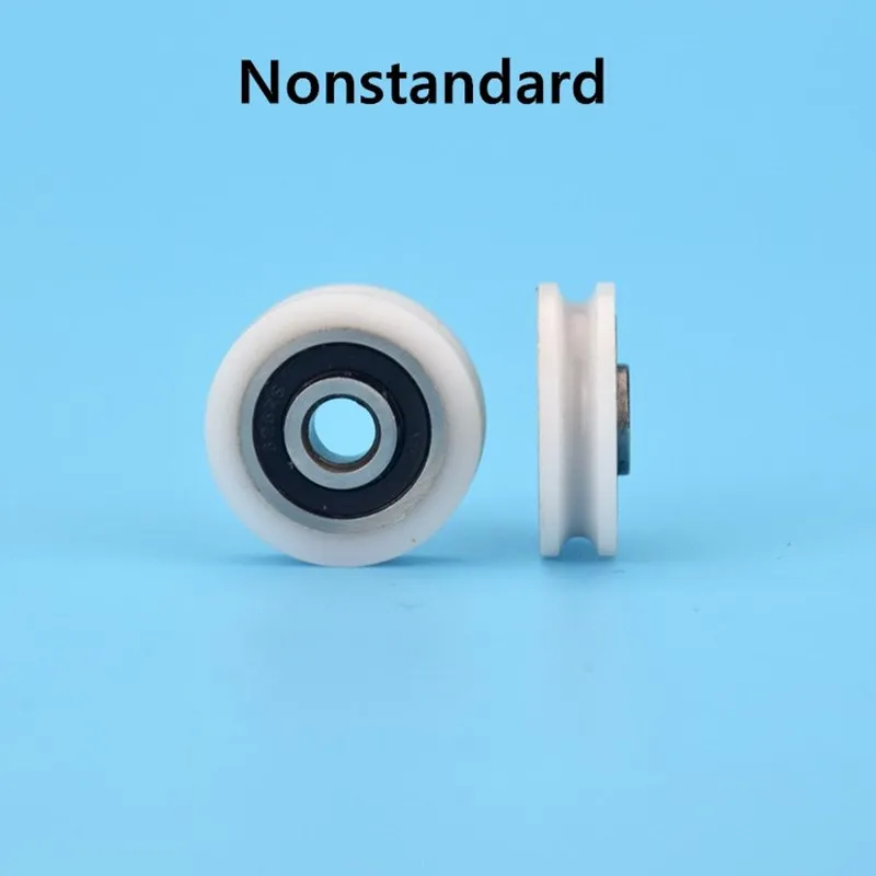 Подшипник с U-образным пазом пластиковым покрытием 20 шт. 625RS 5*21*6 мм ролик для двери