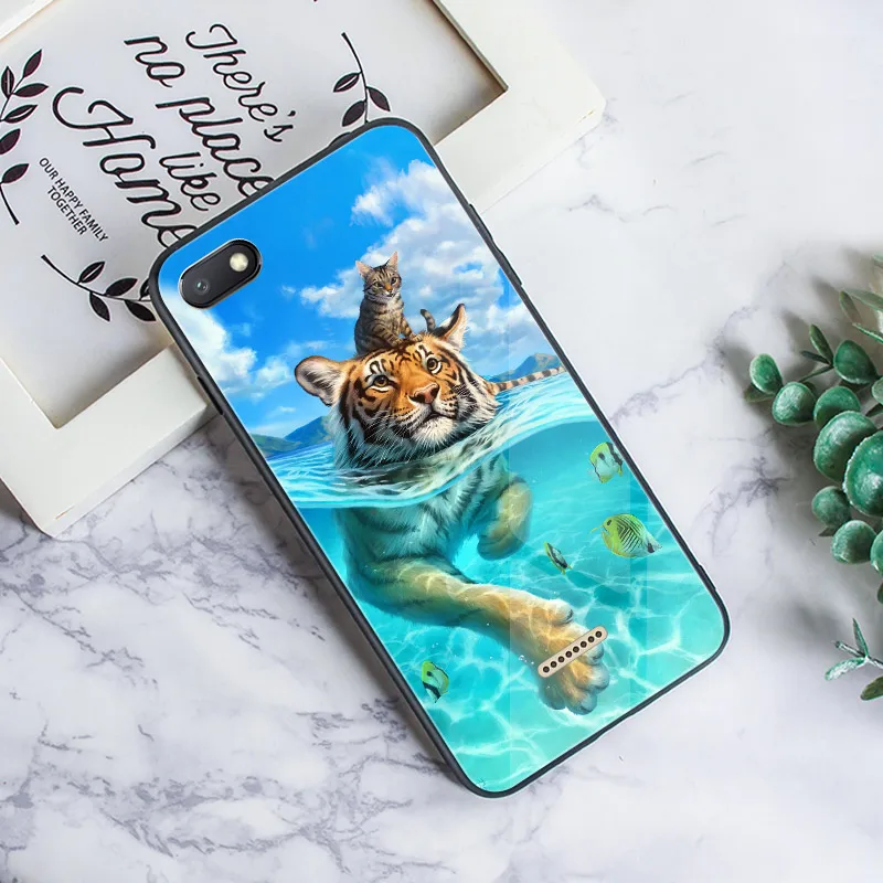 Для Xiaomi Redmi Note 7 Чехол Redmi Note 5 6 PRO 5A Prime задняя крышка на Redmi 6A Redmi 5 Plus 7A 7 A чехол жесткий пластиковый ТПУ Черный - Цвет: N2G12