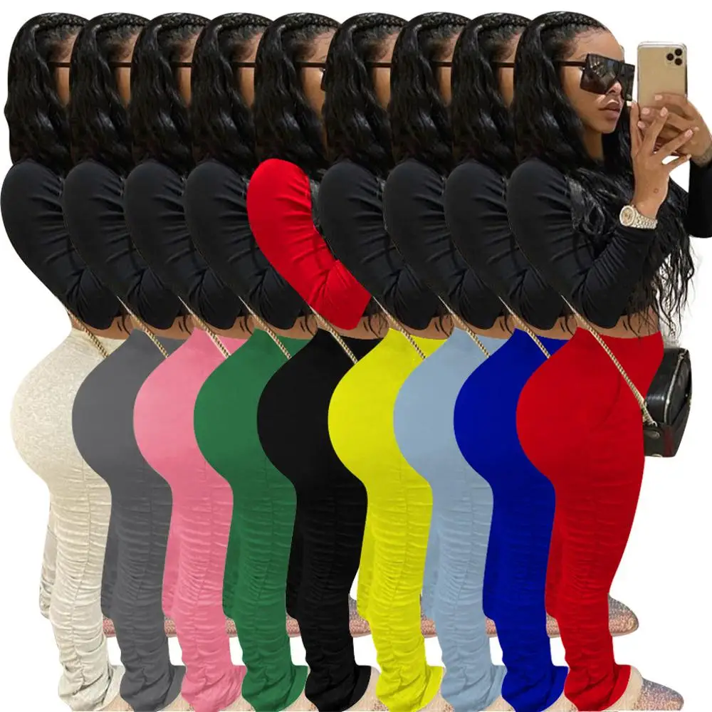 Женские тренировочные брюки с разрезом Wjustforu повседневные обтягивающие