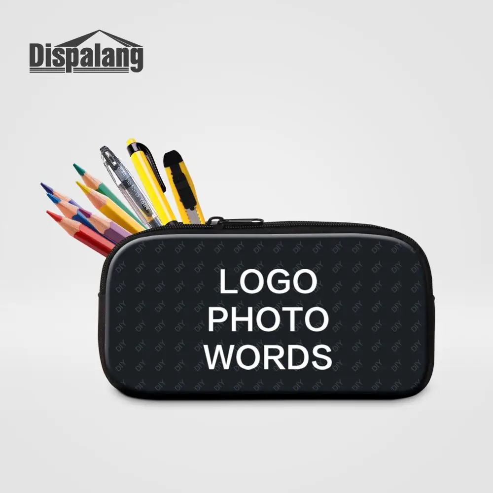 Dispalang Софтбол футбол принты пенал для маленьких мальчиков крутая косметичка