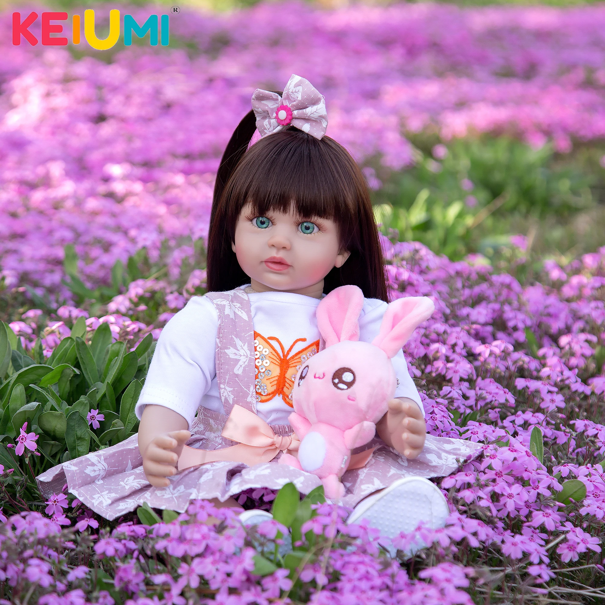 

19 Inch Realistic Reborn Baby Dolls Cotton Body Silicone Limbs Princess Girl Doll Baby Toy For Toddler Kids Birthday Xmas Gifts
