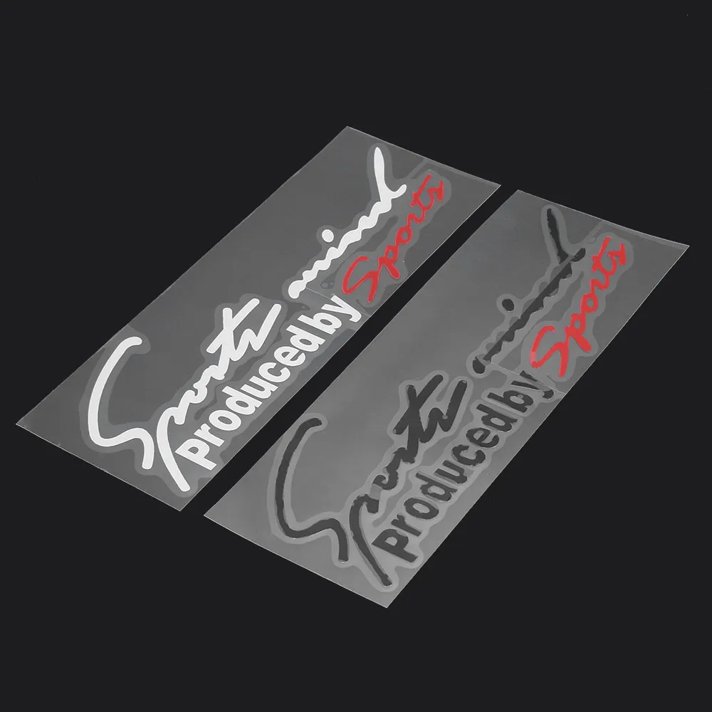 

Sport Letter Car Stickers Emblem Badge Decal Auto Automobile Bonnet Sticker Car-styling for Audi BMW Benz VW Sport AMG