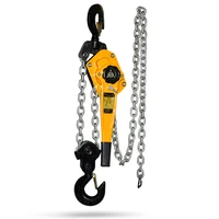 lever hoist 6m 1t hoist multifunctional small hand chain hoisting tool 0 75t manual hoist manganese steel hook