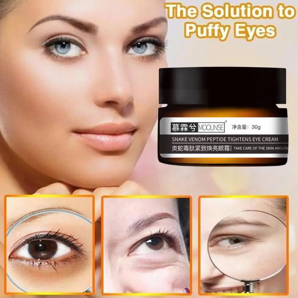

30ml Eye cream Anti Wrinkle Moisturizing Reduce dark Skin circles Brighten eye care cosmetic granules fat-reducing Sooth M4O7