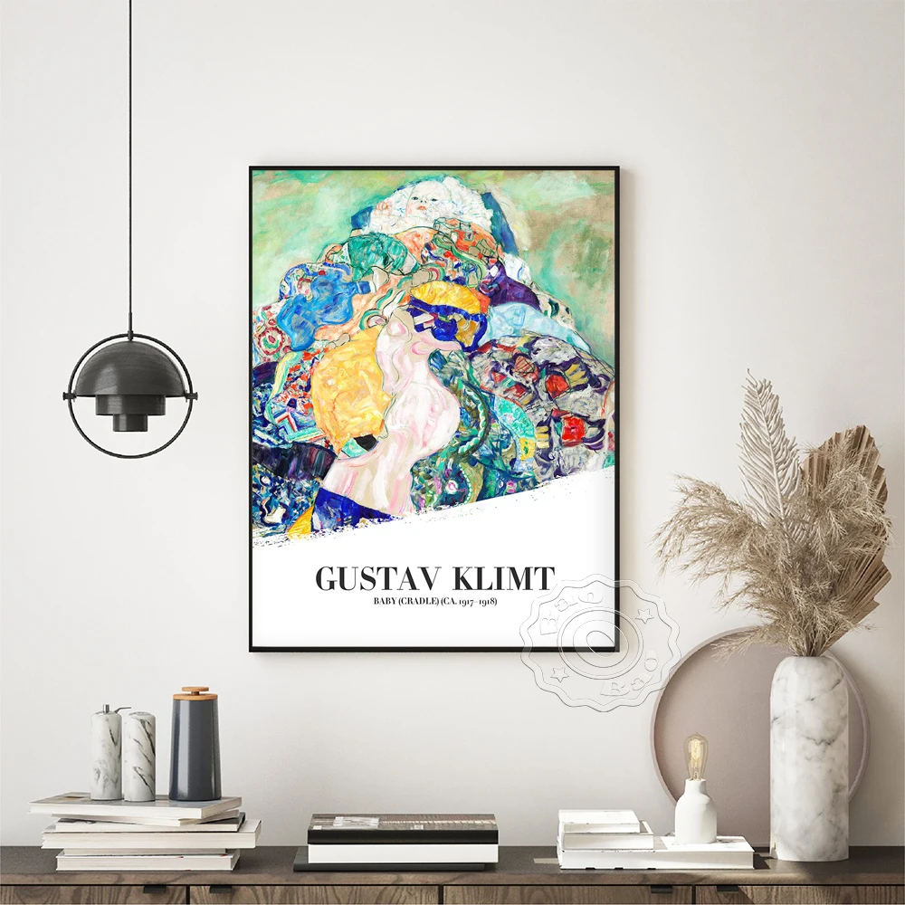 Gustav Klimt символизм выставка детской люльки винтажные художественные принты