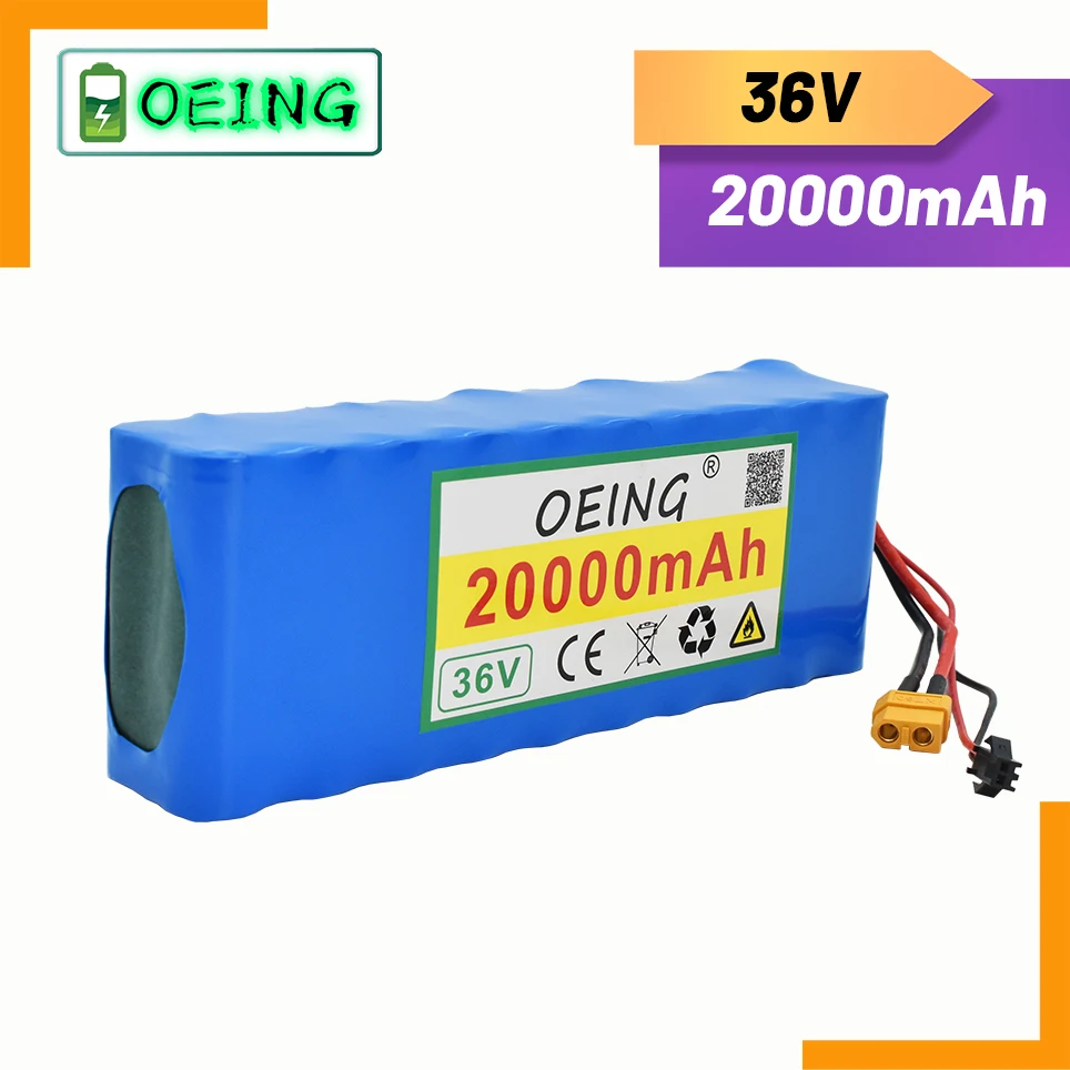 

Новый высококачественный 36 в 20 Ач 10S2P 18650 перезаряжаемый аккумулятор 20000 мАч, модифицированные велосипеды, Электромобиль 42 в Защитная печатн...