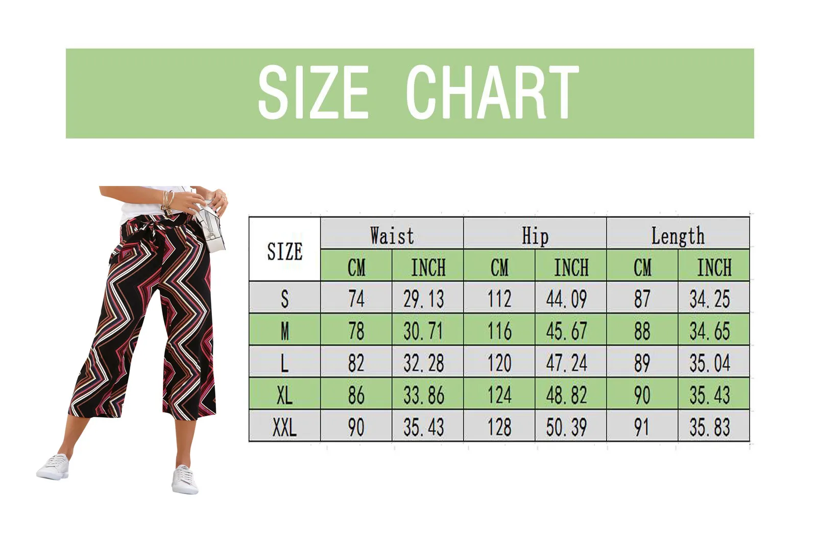 

Vintage Boho Wide Leg Pants High Waist Loose Abstract Print Long Women Trousers Casual Lady Holiday Beach Pants #t3p