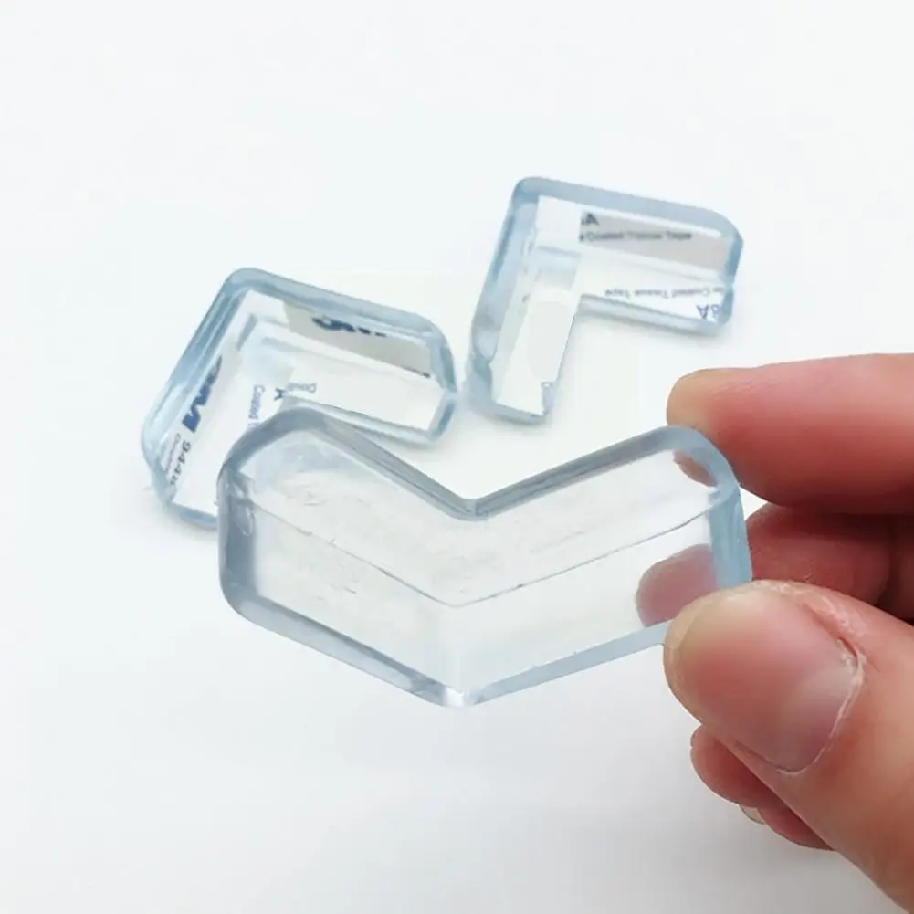 

4pcs Silicone Protector Table Corner Edges Cover Baby Home Strip Anti Children Strips Collision Anti-collision S E8f3