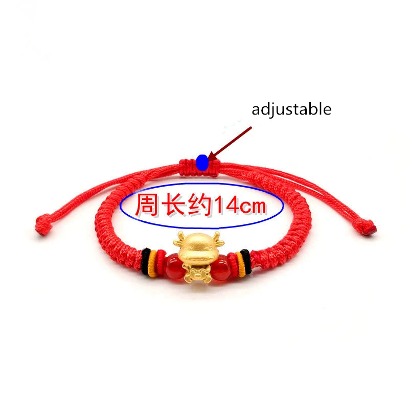 Мужской Золотой 3D Браслет женский новогодний подарок модный браслет 2021 с