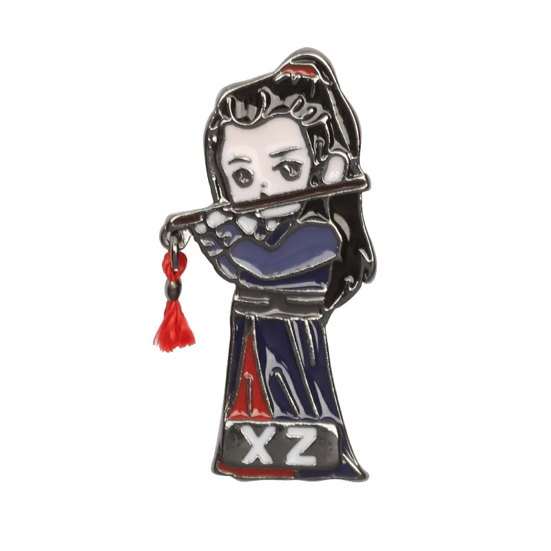 Брошь значок действующая роль маленькая станция wang yibo Chen qing делает периферию