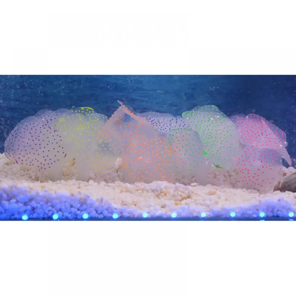 Аквариум силиконовый приятный Искусственный Коралл завод подводный водные