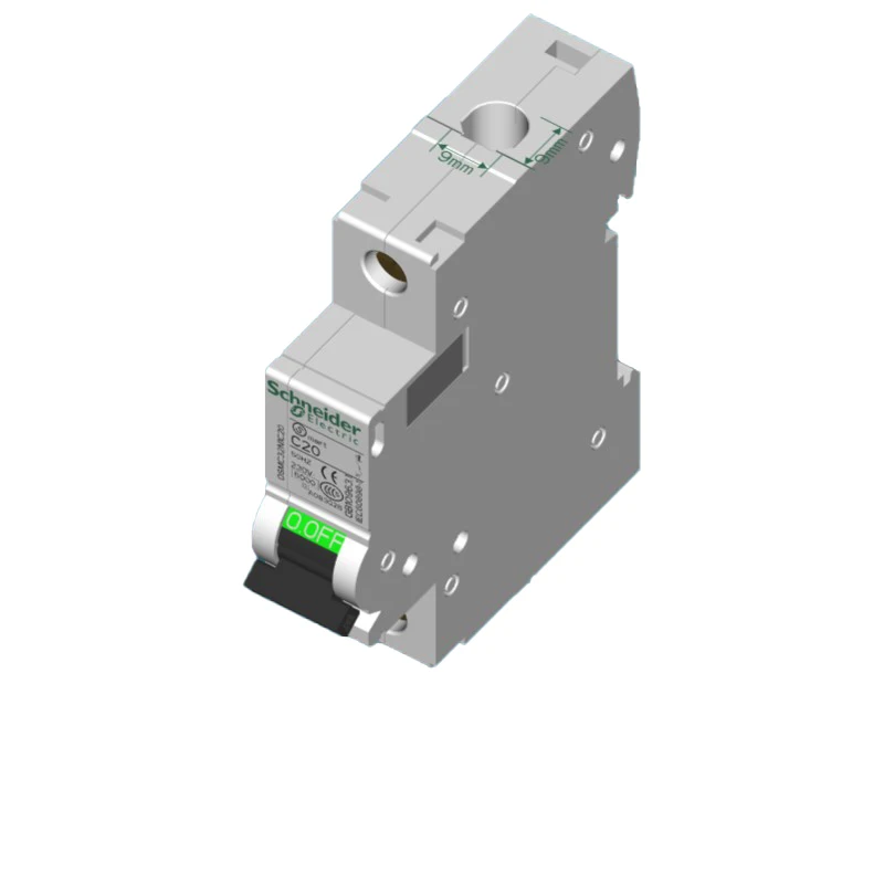 Оригинальный экспортный тип D 1P 10A 16A 20A 25A 32A термомагнитный миниатюрный