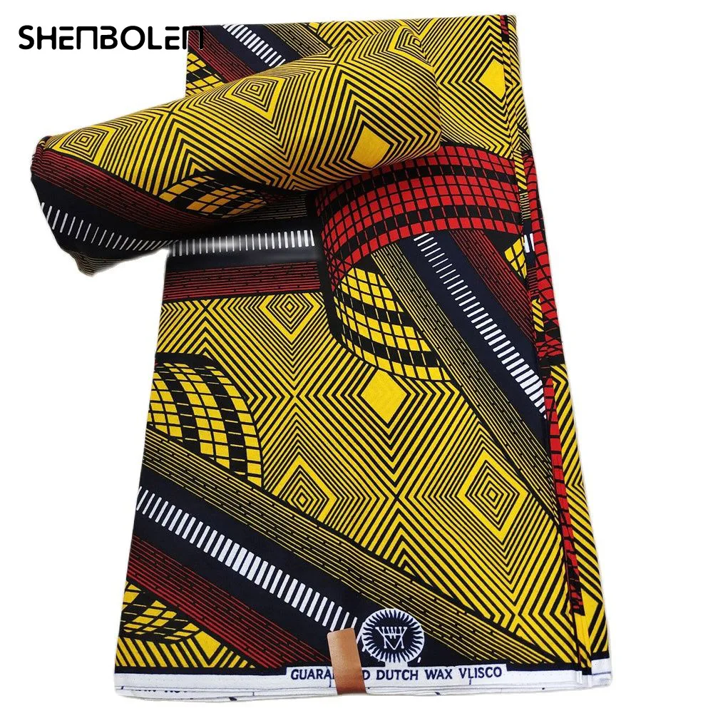 

Аутентичная восковая анкарская ткань, африканская ткань, 100% хлопок, нигерийский материал для шитья