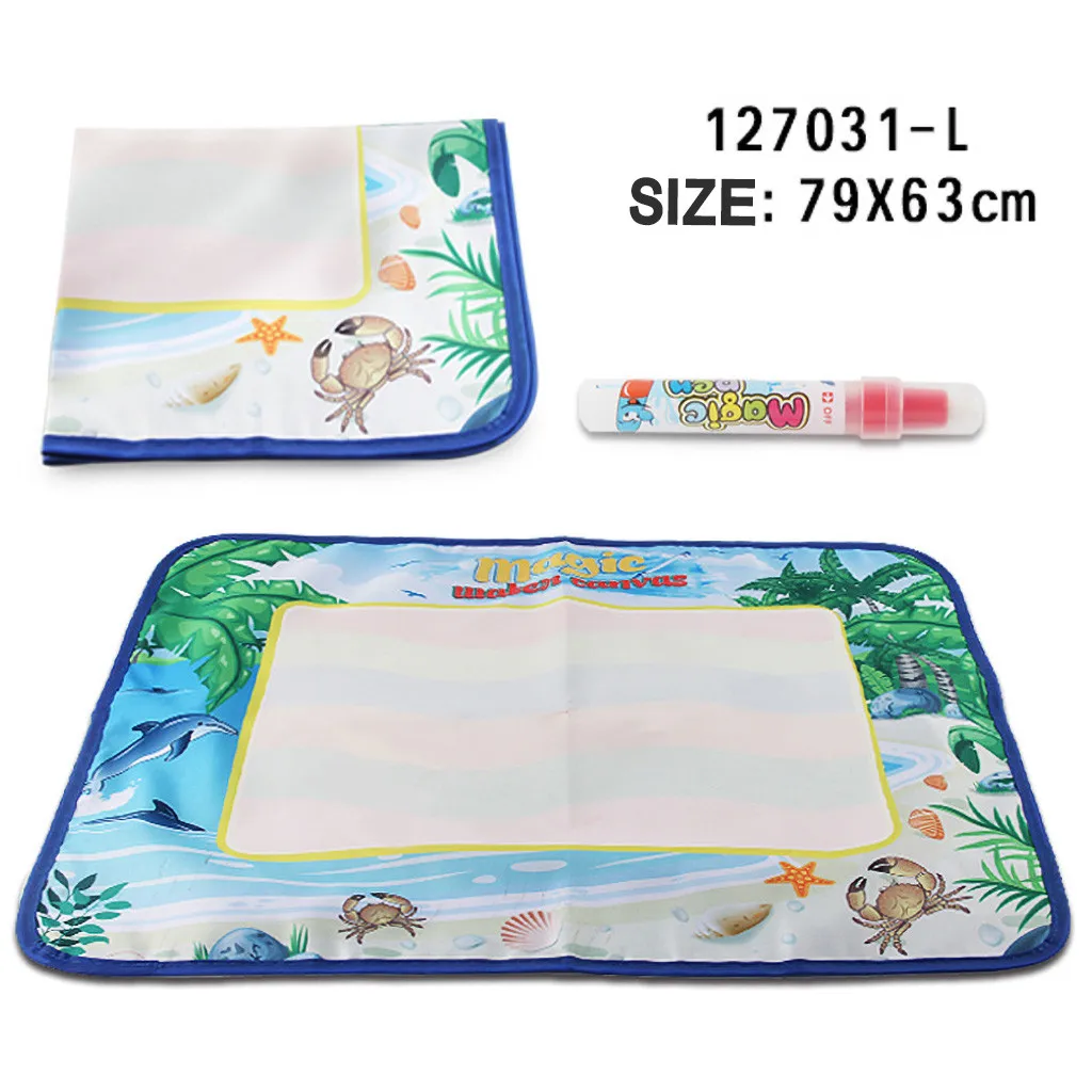 Детское обучение волшебный водяной рисунок коврик для письма доска игрушка